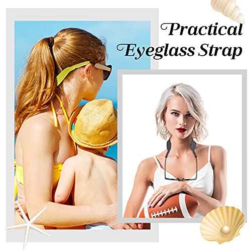 Frienda 10 Pieces Floating Eyewear Retainer Durable Neoprene Sunglasses Straps Floating Sunglasses Eyewear Holder Soft Eyeglass Straps for Water Activities Men Women(Classic Color)