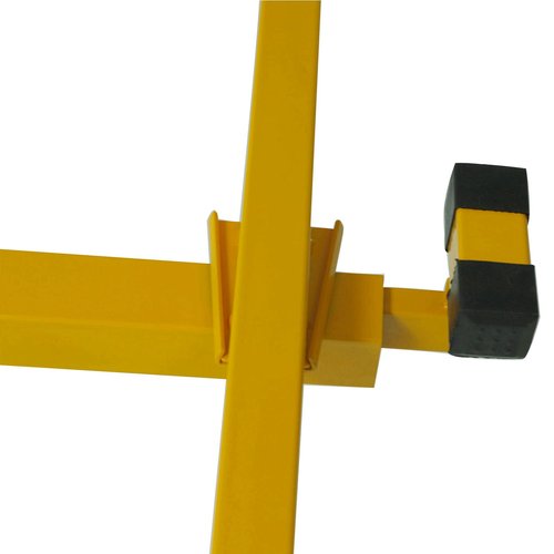 cerbordy 16 FT Drywall Lift Panel Rolling Hoist Jack Lifter Sheetrock, Drywall Lifting Construction Tools Caster Wheel with Adjustable Telescopic Arm, 16', Yellow