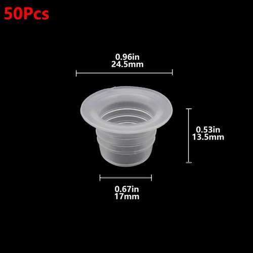 Geesatis 50Pcs Faucet Leak-Proof Sealing Gasket,Universal Silicone Gasket Sealing Ring,Water Pipe Silicone Rubber Hose Gasket Washers（White）