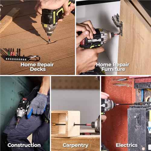 toolant Square Drive Bit Set, Square Impact Driver bits S2 Steel, Robertson Driver Bits Magnetic CNC Tips, Square 2 Impact Bit 1/4" Hex-Shank with Storage Box, 10pcs SQ2 2" Long