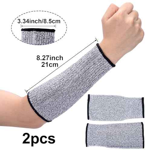 ANCIRS Cut Resistant Sleeves for Arm Protection, Gardening Sleeves, Dog Bite Safety Arm Sleeves