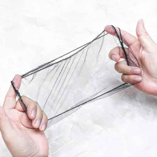 100Pcs Disposable Beard Nets for Food Service, Breathable Nylon, 18" Protective Beard Covers for Restaurant Staff