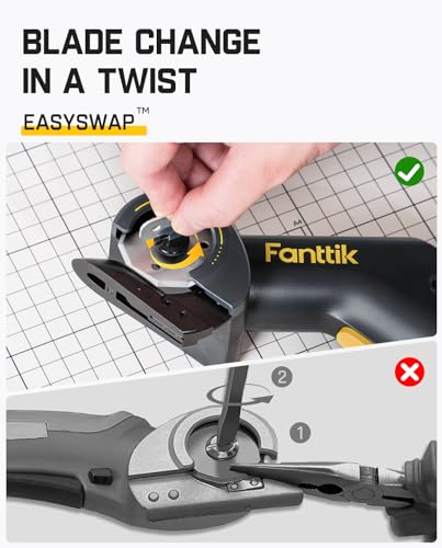 Fanttik C10 Pro Electric Cardboard Cutter Rotary Box Cutter with Digital Display