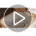 efluky 160L Double Laundry Hamper with Wheels & Removable Bags, 2-Section Sorter