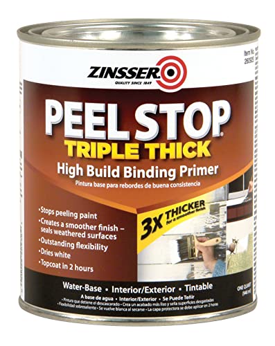 Zinsser Peel Stop Triple Thick Binding Primer 32 Fl Oz White - Stops Peeling Paint