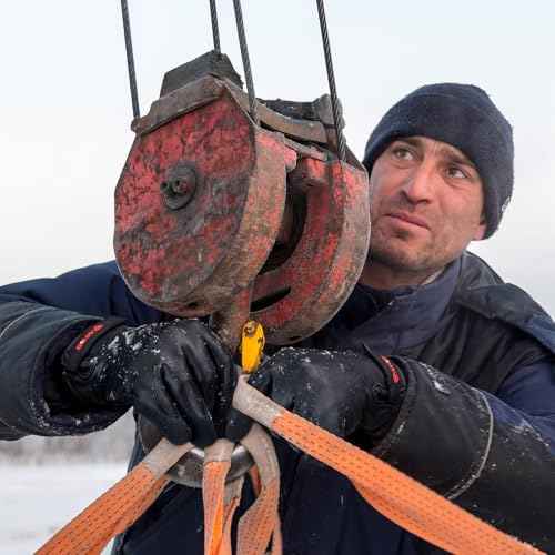 KAYGO Winter Waterproof Thermal Work Gloves, Double Latex Coated, Insulated Warm Liner For Cold Weather, KG145