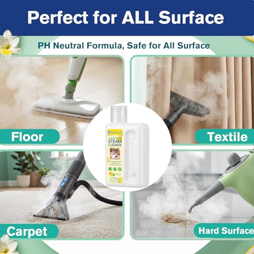 Conloquen Lemon Scent Steam Mop Solution 20x Concentrate, 1 Pack, 16.9 fl oz — Mixes to 2.64 gal