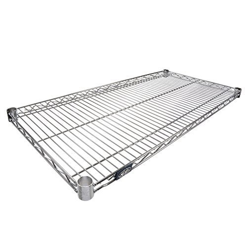 Nexel Additional Wire Shelf for Wire Shelving Units, 600-800 lb Capacity, 14"W x 36"L, Chrome Finish