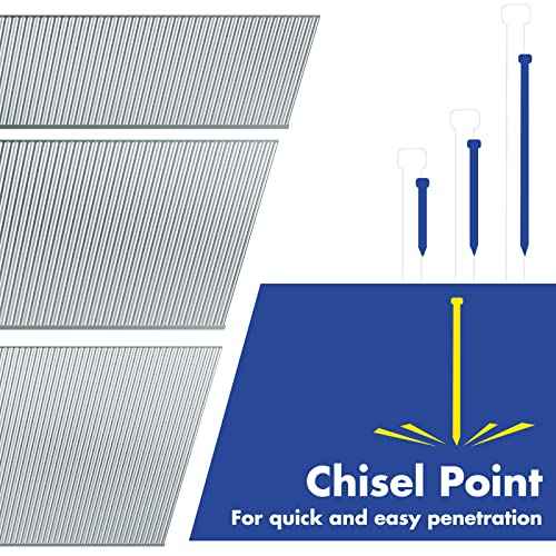 WORKPRO 18 Gauge Brad Nails, 2'',1-1/4'', 3/4'' 6000 Count Universal Brad Nails for Pneumatic, Electric Brad Nailer