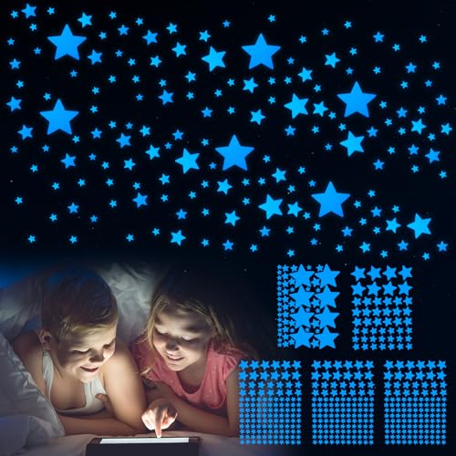 Giantree Glow in The Dark Stars Wall Stickers - 469 Pcs, Perfect for Kids' Nursery, Bedroom & Living Room