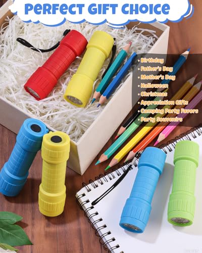 EverBrite 16-Pack Mini LED Flashlights with 48 AAA Batteries – Compact & Portable