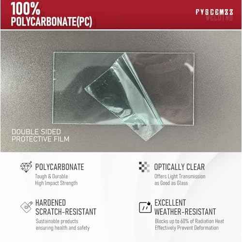 216327 4-3/16" x 2-1/2" Inside Lens Cover for Use with Elita, Digital Elita, T94 and Titanlem (10 Pack)