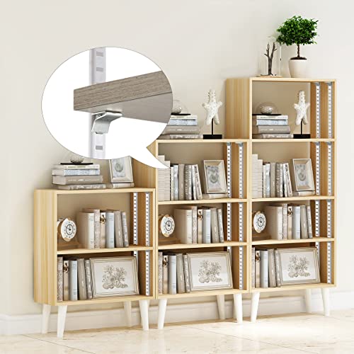 Hosrnovo Silver Adjustable Shelf Clips for 255 Standard Pilasters - Pack of 14