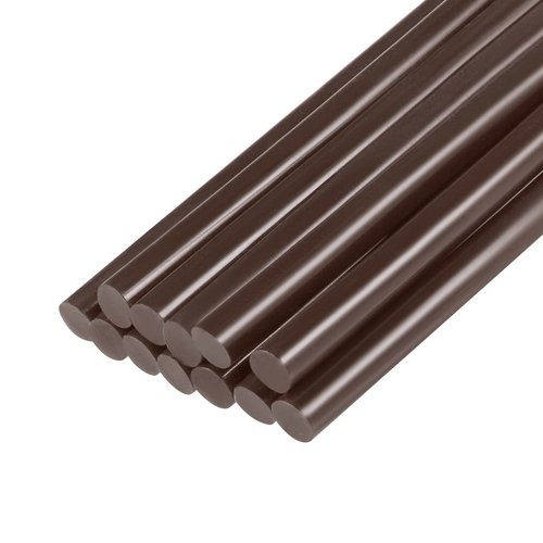 uxcell Mini Hot Glue Sticks for Glue Gun 7mm x 100mm Brown 12pcs