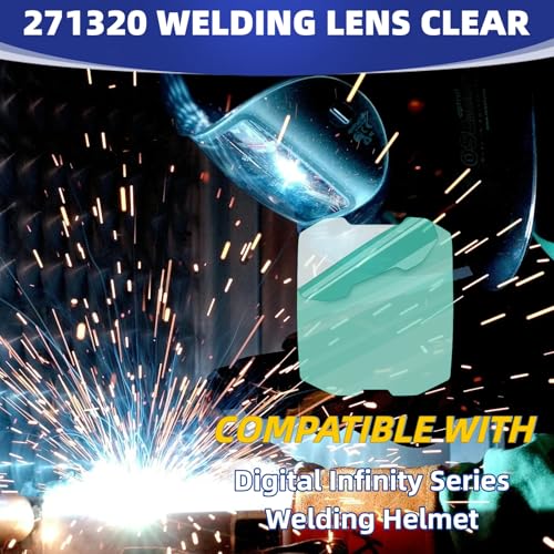 271320 clear cover lenses for welding helmet Premium Welding Helmet Lens Protector, Clear Front Cover Lens for Digital Infinity Series Welding Helmet 10pcs