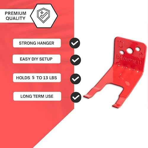 Universal Fire Extinguisher Bracket, Fire Extinguisher Mounts & Brackets is Fits Extinguishers from 5 to 15 lbs, Slot Diameter 1 to 1.25 Inches, Holder for Dry Chemical and Water Extinguishers. (2)
