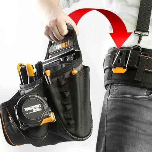2 Pcs Tool Belt Clip Fits for TOU-CT Models ClipTech Pouches Tough Built Clip Tech Toughbuilt Tool Belt Clip Replacement for TOU-CT Models TOU-CT-150 TB-CT-150SP ClipTech Hubs Power Tool Accessories