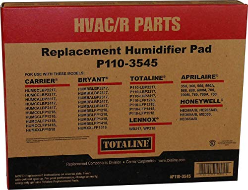 Carrier/Bryant Humidifier Water Panel 10 x 13 x 1.5 in, 2-Pack P110-3545
