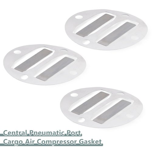TWZKXC 3 Set 2.87“ Central Pneumatic Compressor Parts, for Central Pneumatic Harbor Freight Air Compressor Head Gasket Test kit Reed Valve Replacement, 68740 69667 67501(Silvery)