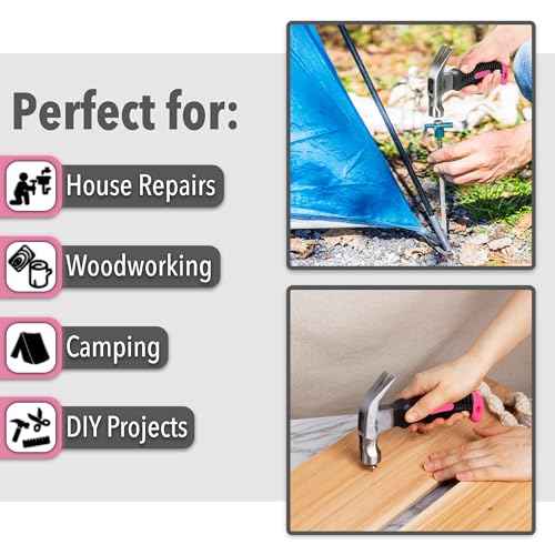 Mr. Pen- Nail Hammer, 8oz, Hammers Tools, Small Hammer for Women