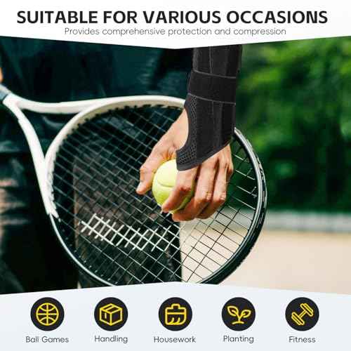 Big Mango Wrist Brace for Carpal Tunnel, Adjustable Night Sleep Wrist Support Brace for Men Women, Wrist Splint for Pain Relief, Tendinitis, Arthritis, Sprain,Injuries, Fits Right Hand, Black