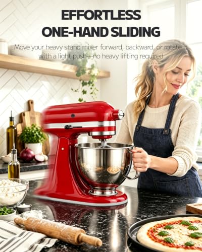MIMORE Frosted 4.5-5 QT Tilt-Head KitchenAid Mixer Slider Base Mat