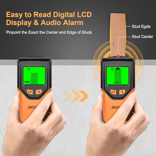 Onion JAXWQ 5-in-1 Stud Finder Wall Scanner with HD LCD Display, Metal & Wire Detector