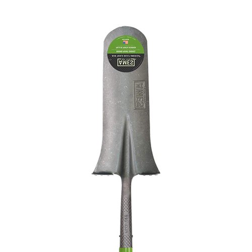 AMES 2531700 Steel Drain Spade with Hardwood Handle, 47-Inch, Gray