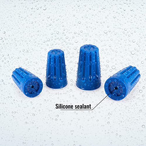 Waterproof Wire Connectors 40 pcs Landscape Splice Kit for Outdoor Wiring