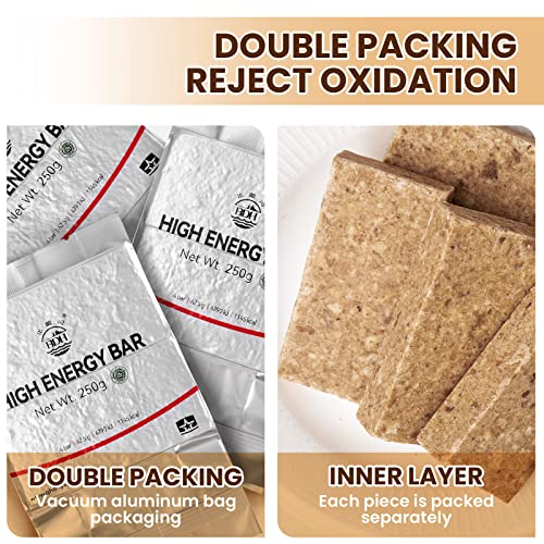 BDH Emergency Food Ration Bars - Original Flavor, 24-Hour Pack, 4 Bars