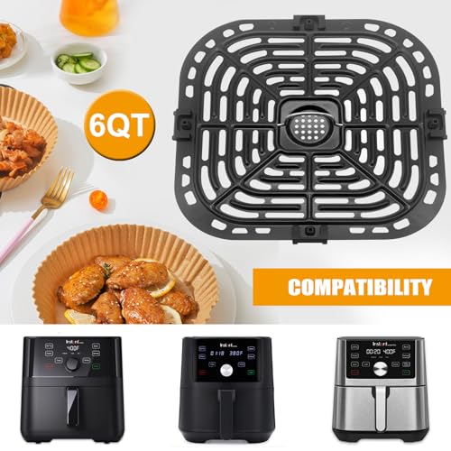 GXF 6QT Air Fryer Grill Plate Replacement Tray for Instant Pot Vortex Plus 6QT XL 5.7QT 6-in-1 (Variation: 6QT for Instant Vortex)