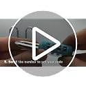 KAWAHA Aqua Sky 4-Digit Combination Lock for Gym Locker, Door, Toolbox & Storage