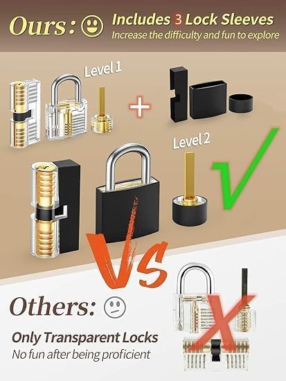 Vvenzi 6 Pack Heavy Duty Stainless Steel Locker Locks - Keyed Alike 30mm Outdoor Security Padlocks