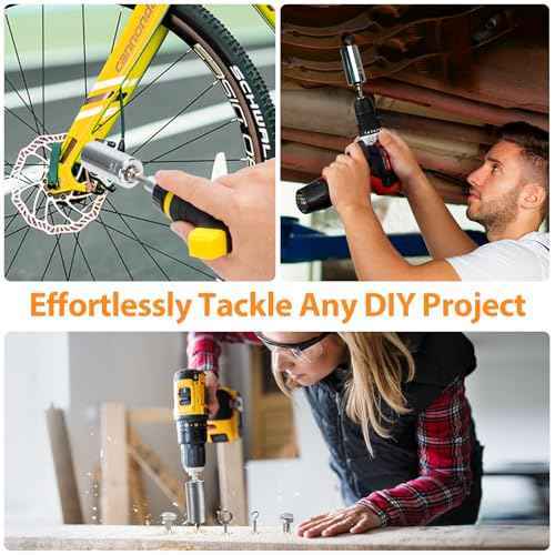 Universal Socket Tool Gifts for Men Stocking Stuffers for Men Dad Adults, Super Grip Socket Power Drill Adapter, Christmas Gadgets Birthday for Husband Him Boyfriends Women Who Have Everthing