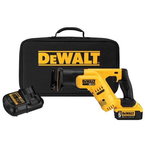 DEWALT 20V MAX* Cordless Reciprocating Saw Kit, 5 Amp-Hour Battery (DCS387P1)