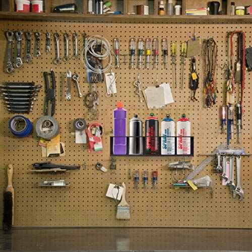 Touri 2 Pack Spray Can Holder for Garage and Workspace, Wall-Mounted Steel Aerosol Can Holder (10 Cans)