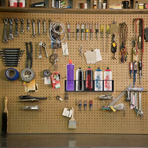 Touri 2 Pack Spray Can Holder for Garage and Workspace, Wall-Mounted Steel Aerosol Can Holder (10 Cans)