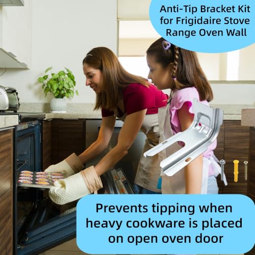 KIDQZA 316112005 Anti-Tip Bracket Kit for Frigidaire/ Electrolux Range Stove - 1-Pack