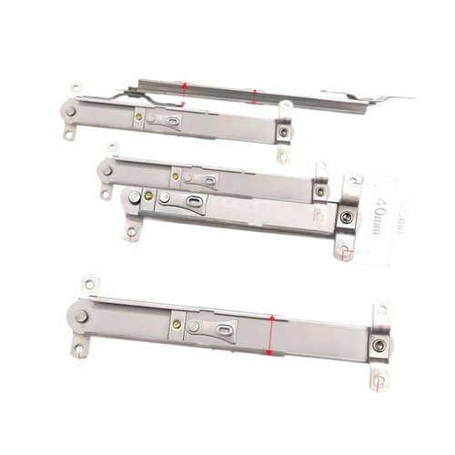 XLWLLNJ 1 Pair Window Hinges Restrictor Adjuster Heavy Duty Limiter Telescopic Window Support Limiter with Positioning Buckle, Extension 18.8cm