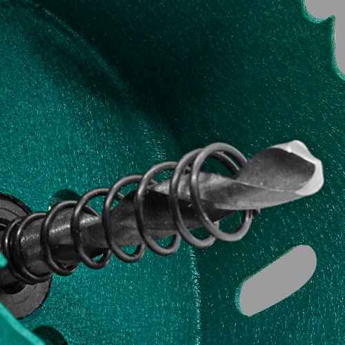 2 3/4 Inch / 70mm Hole Saw with Arbor, 2.75 Inch Hole Saw HSS Bi-Metal Hole Cutter Smoothly Cutting in Cornhole Boards, Plastic, Wood, Fiberboard, Drywall