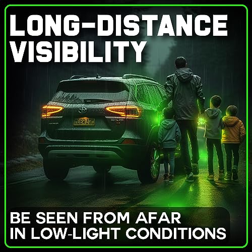 PartySticks Green Glow Sticks Bulk Pack 25 - Emergency & Camping Light