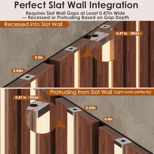 GloryAir Recessed LED Wall Lighting Kit 6pcs White 16