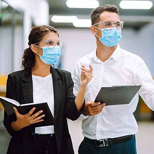 Stylish Safety Glasses, Clear Anti-Fog Anti-Scratch Protective Glasses For Men And Women