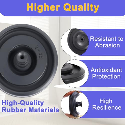 HUTUDAN 3 Pack Toilet Fill Valve Seal Replacement for Kohler 83143 & Fluidmaster 200/242/400/747 - Leak Prevention & Tank Repair