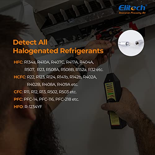 Elitech Freon Leak Detector WJL-6000S HVAC Refrigerant Gas Sniffer for R22 R410A R134A