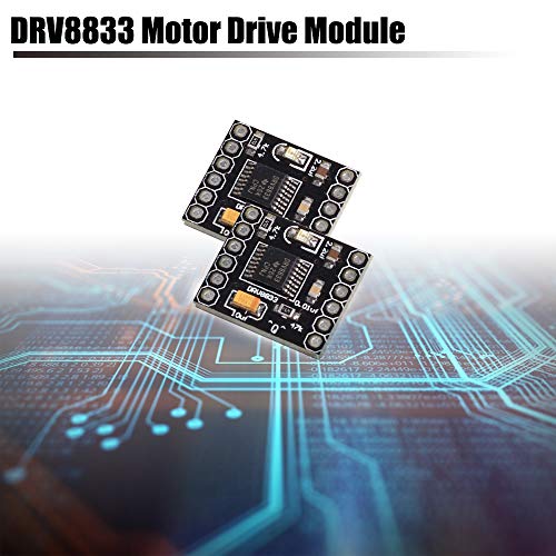 KOOBOOK 5Pcs DC Gear Motor Driver Controller 1.5A Dual H-Bridge for DIY Robotics