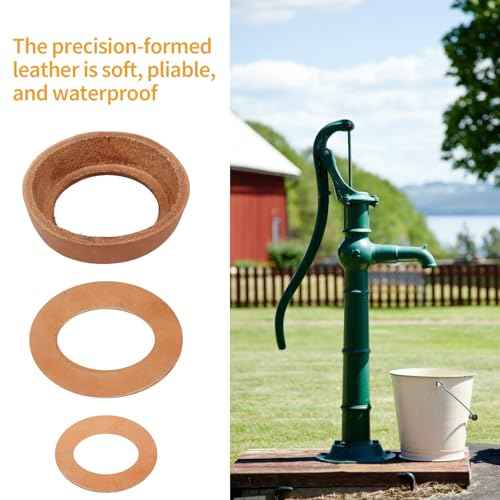 Leather Pitcher Pump Repair Kit, Leather Lower Valve Cup, Pitcher Spout Pump, Hand Type 75, Hand Pump, Handheld Pump, Well Hand Pump Rebuild Kit
