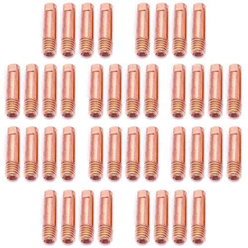 44PCS Mig Welding Gun Accessory Kit .035" for Lincoln Magnum 100L and Tweco Mini/#1 Tips Diffusers Nozzles M3 Torch Gun Consumable Durability