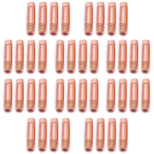 44PCS Mig Welding Gun Accessory Kit .035" for Lincoln Magnum 100L and Tweco Mini/#1 Tips Diffusers Nozzles M3 Torch Gun Consumable Durability