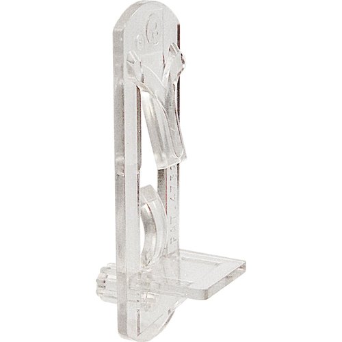 Prime-Line R 7316 1/4 In., Plastic, Clear Locking Shelf Pegs 6 Count (Pack of 1)